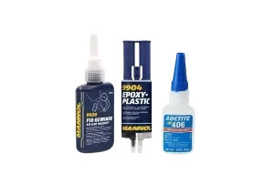 Ljepila, tekući metal, osigurači vijaka 